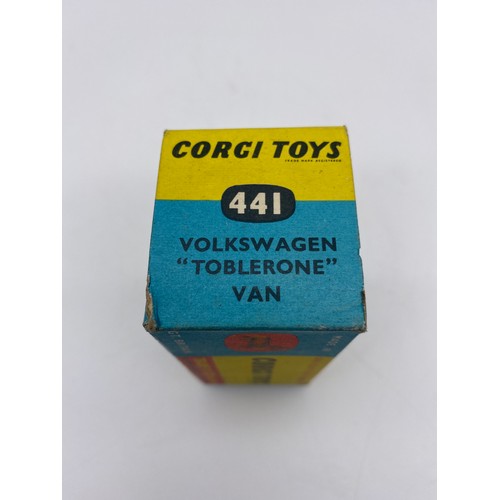 434 - B0XED CORGI TOYS 441 VOLKSWAGEN TOBLERONE VAN