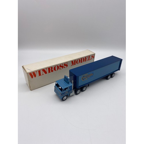 435 - BOXED WINROSS MODEL 422 TRUCK AND TRAILER