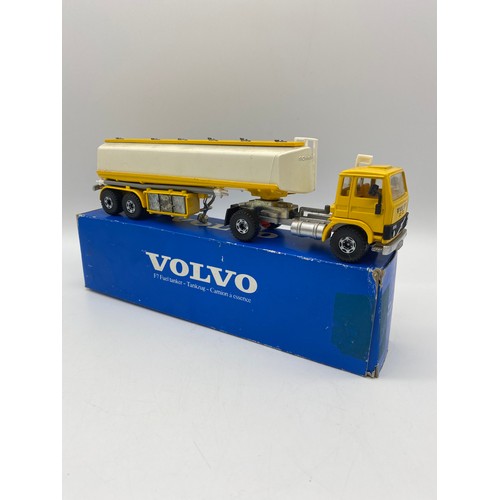 438 - BOXED VOLVO F7 FUEL TANKER AND BOXED VOLVO F7 TRUCK WITHOUT TRAILER