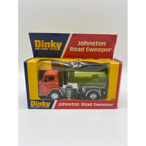 441 - DINKY DIE CAST 449 JOHNSTON ROAD SWEEPER AND 978 REFUSE WAGON