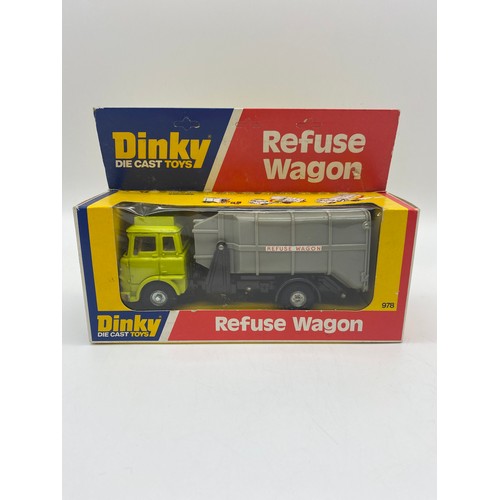 441 - DINKY DIE CAST 449 JOHNSTON ROAD SWEEPER AND 978 REFUSE WAGON