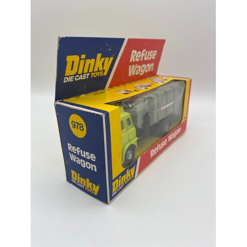 441 - DINKY DIE CAST 449 JOHNSTON ROAD SWEEPER AND 978 REFUSE WAGON