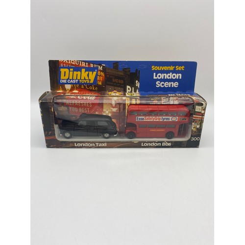 443 - DINKY DIE CAST SOVENIER SET 300 LONDON SCENE