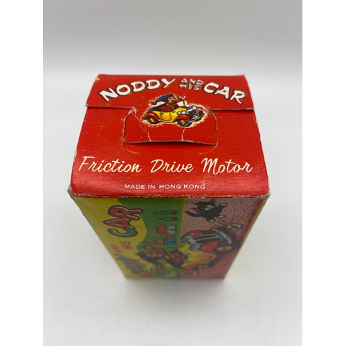 466 - NODDY AND HIS CAR FRICTION CAR, PACK OF CARDS, AND TOY TOWN BAGATELLE