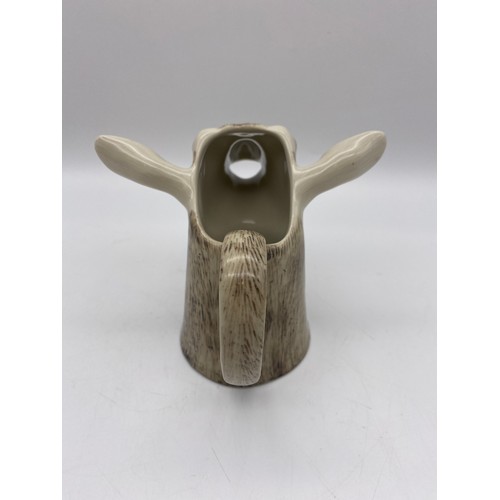 426 - QUAIL CERAMIC GOATS HEAD CREAMER/JUG