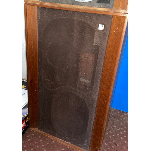 50A - PAIR OF 1979S KEF TEAK CASED CONCERT SPEAKERS