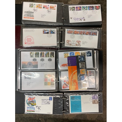 549 - FOUR ROYAL MAIL ALBUMS OF POSTAGE 1ST DAY COVERS FROM THE 1960'S TO 1980'S