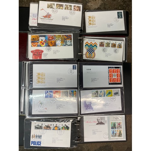 549 - FOUR ROYAL MAIL ALBUMS OF POSTAGE 1ST DAY COVERS FROM THE 1960'S TO 1980'S