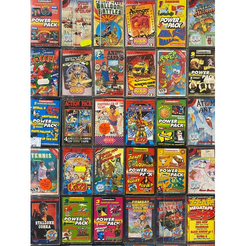 470 - CARTON OF CASED COMMODORE 64 CASSETTE GAMES APPROX 60