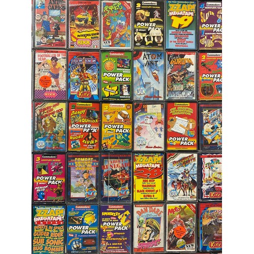 470 - CARTON OF CASED COMMODORE 64 CASSETTE GAMES APPROX 60