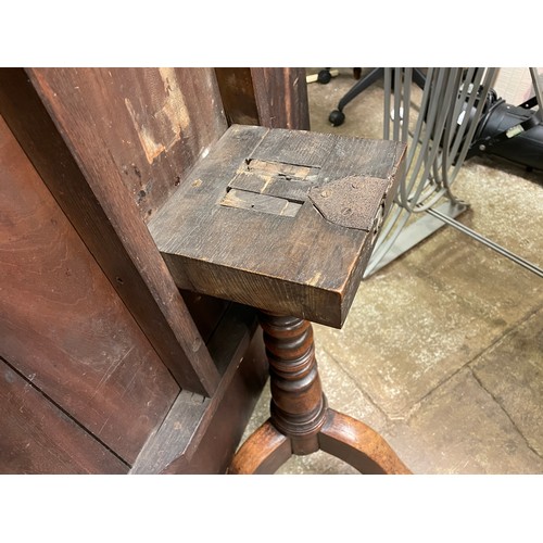 138 - REGENCY MAHOGANY RECTANGULAR TILT TOP BREAKFAST TABLE