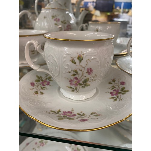 197 - EXTENSIVE CZECH COFFEE TEA AND TABLE SERVICE INCLUDING TUREENS AND COVERS