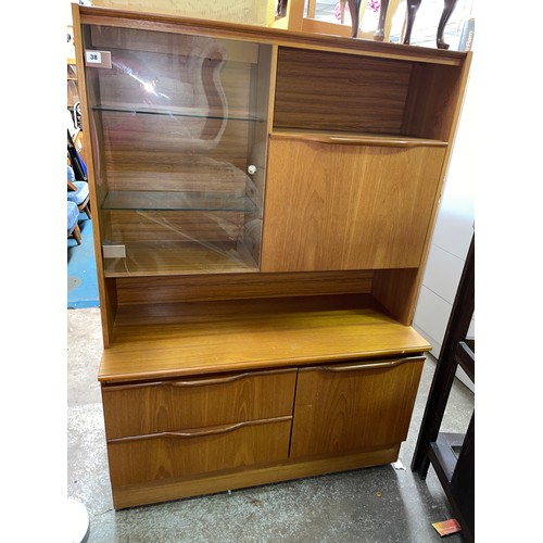 38 - G PLAN TYPE TEAK COMPACT LOUNGE UNIT