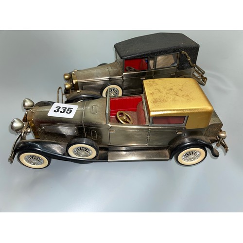 335 - THREE JAPANESE VINTAGE LIMOUSINE MODEL CARS