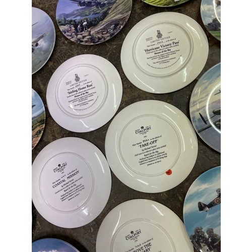 264 - ROYAL DOULTON LIMITED EDITION HEROES OF THE SKY BONE CHINA PLATES