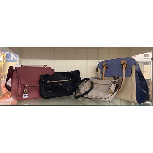 299 - SELECTION OF JASPER CONRAN LADIES HANDBAGS