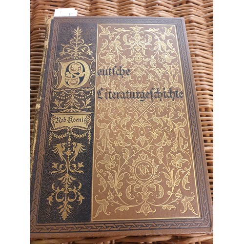 250A - GERMAN LITERATURE BY ROBERT KOENIG BIELEFEID AND LEIPZIG 1879 WITH ILLUSTRATION'S GILT BOUND