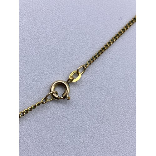 442 - 9CT GOLD BELCHER CHAIN 3.4G OVERALL