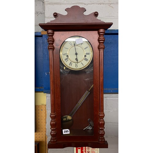 285 - HERMLE PENDULUM WALL CLOCK