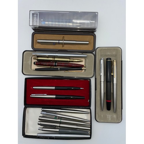 420 - SELECTION OF PARKER, ROLLER BALL, AND CARTRIDGE PENS