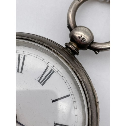 436 - LONDON SILVER CASED POCKET WATCH A/F