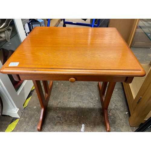 124A - TEAK SIDE TABLE