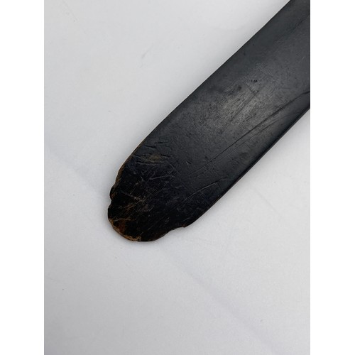 490 - FLO BLUE TAPERED HANDLED LETTER KNIFE