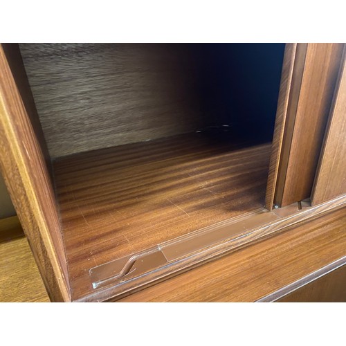 88 - G PLAN TEAK SLIDING DOOR LOW UNIT