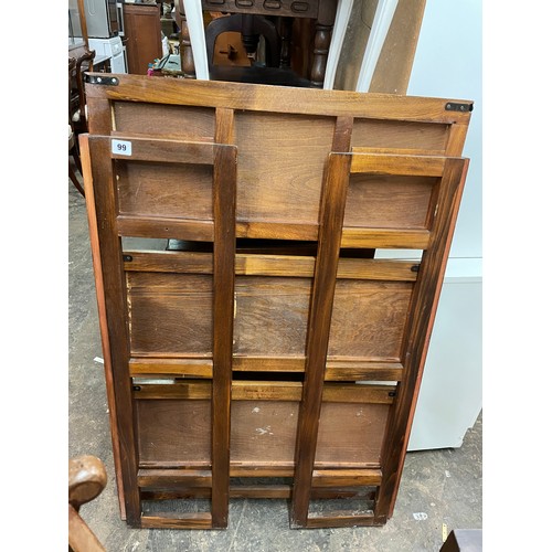 99 - BEECH FOLDING OPEN BOOKCASE