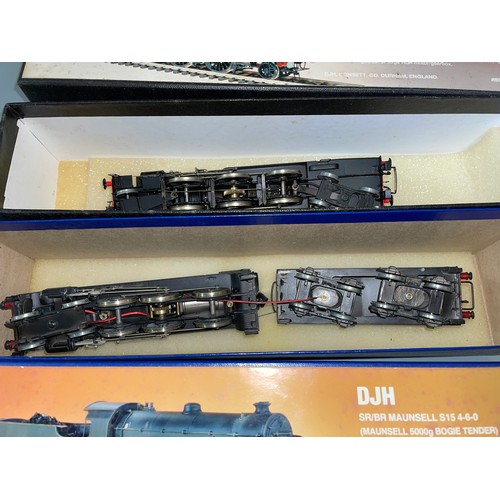 361 - BOXED DJH 00 SCALE MAUNSELL S15 LOCOMOTIVE AND TENDER, AND DJH 00 SCALE LMS FAIRBURN TANK 2-6-4T