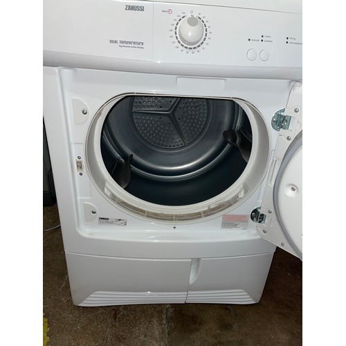 105 - ZANUSSI DUAL TEMP 7KG REVERSE ACTION TUMBLE DRYER