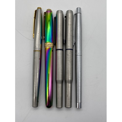 506 - BAG OF PARKER AND SHEAFFER PENS