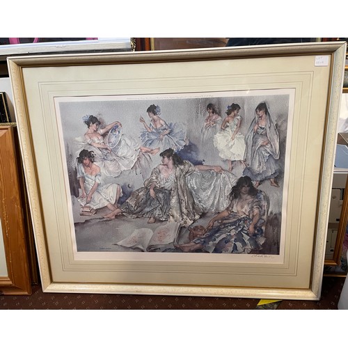 551A - SIR WILLIAM RUSSELL FLINT PRINT ENTITLED VARIATIONS IV 1966 F/G