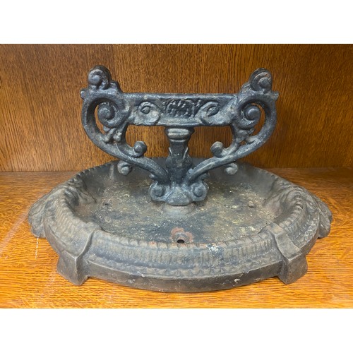 168 - CAST IRON BOOT SCRAPER