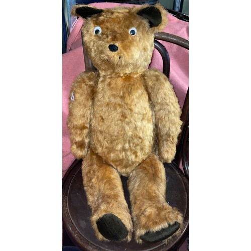 249 - VINTAGE PLUSH MOHAIR TEDDY BEAR