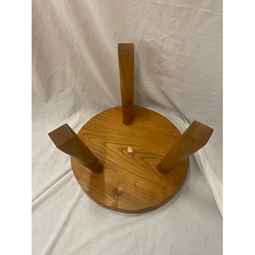 62 - RALPH FARRER THREE LEGGED STOOL