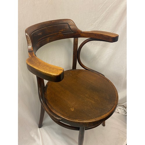 61 - BENTWOOD ELBOW CHAIR