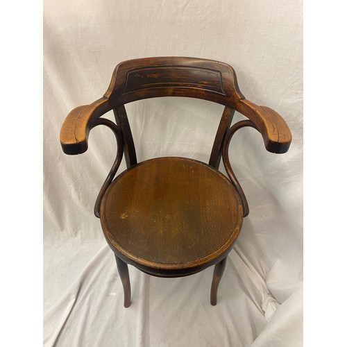 61 - BENTWOOD ELBOW CHAIR