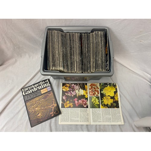 177 - CRATE OF MAGAZINES 'ENCYCLOPEDIA  OF GARDENING'