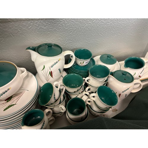 223 - EXTENSIVE STONEWARE DINNER AND TEA SET