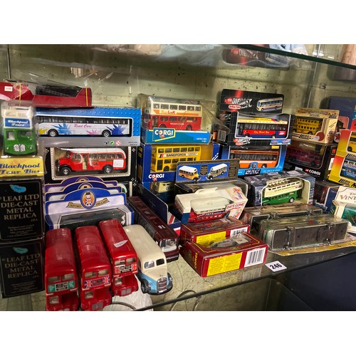 246 - SHELF OF DIECAST MODEL CARS