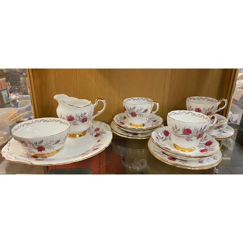 196A - PARAGON FASCINATION PART BONE CHINA TEASET