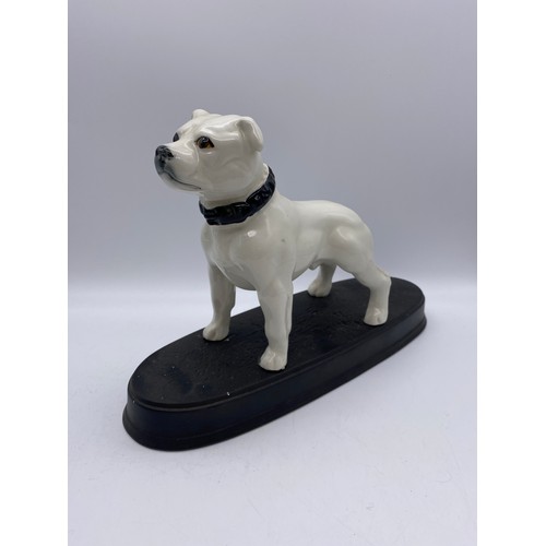 404 - THREE BESWICK STYLE GLOSS DOG FIGURES