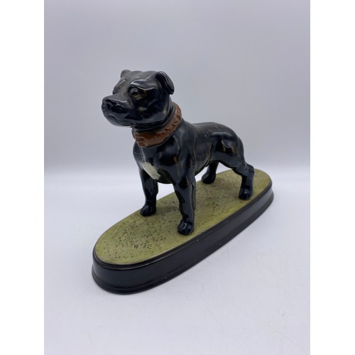 404 - THREE BESWICK STYLE GLOSS DOG FIGURES