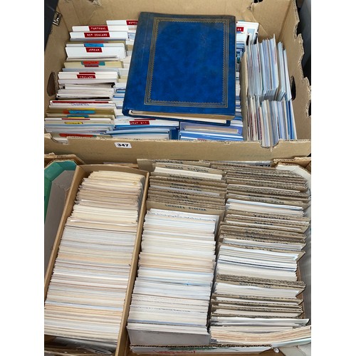 347 - TWO CARTONS OF PHOTOGRAPHS OF WORLD AVIATION AIRCRAFT AND MILITARY