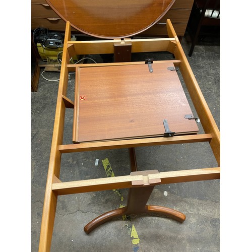 107 - TEAK G PLAN OVAL DINING TABLE AND CHAIRS