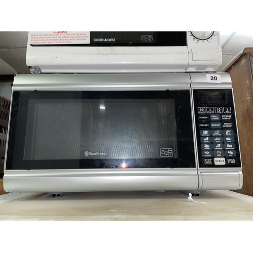 20 - RUSSELL HOBBS MICROWAVE OVEN