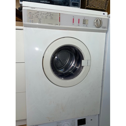 98 - ZANUSSI AUTO REVERSE TUMBLE DRYER