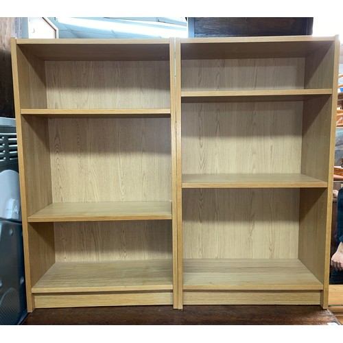 170 - PAIR OF PINE BOOKSHELVES