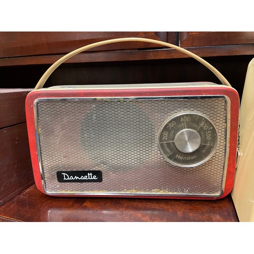 42 - EKCO U159 CREAM CASED RADIO AND DANSETTE TRANSISTOR RADIO